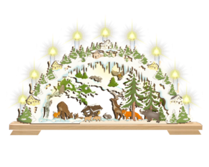 3D Schwibbogen „Waldtiere“