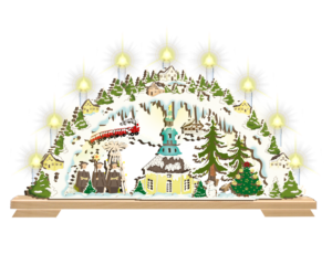 3D Schwibbogen „Seiffener Kirche“