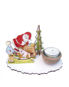 Bastel-Set „Bescherung“ mit Teelichthalter