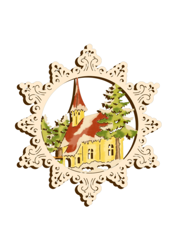 Christbaumdekoration Weihnachtssternanhänger