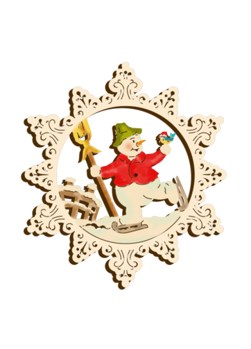 Christbaumdekoration Weihnachtssternanhänger