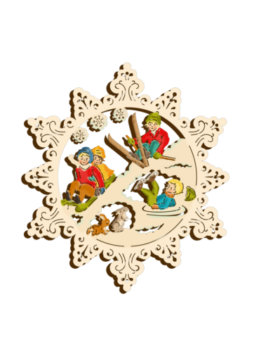 Christbaumdekoration Weihnachtssternanhänger