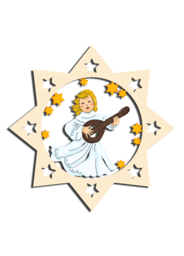 Christbaumdekoration Weihnachtssternanhänger