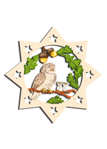 Christbaumdekoration Weihnachtssternanhänger