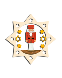 Holz-Behang „Nussknacker“