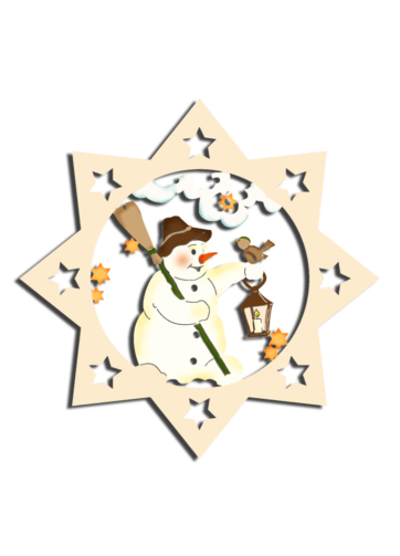 Christbaumdekoration Weihnachtssternanhänger