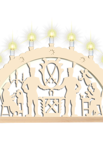 Weihnachten, Lichterbogen, SchwibbogenBergmänner