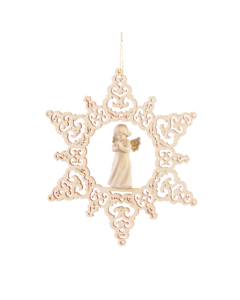 Schnitzengel-Behang<br>„Engel betend“